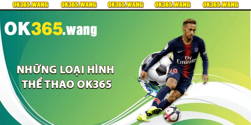 Những loại hình thể thao Ok365 đang cung cấp